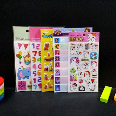 0.05mm Childrens Reward Stickers Luminous Custom Promotional Stickers