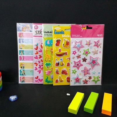 0.05mm Childrens Reward Stickers Luminous Custom Promotional Stickers