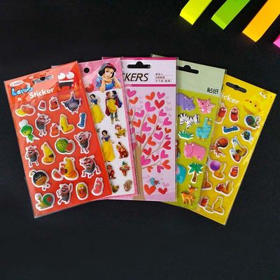 0.05mm Childrens Reward Stickers Luminous Custom Promotional Stickers