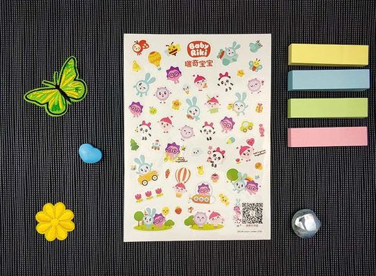Customized Scent Stickers Multi Flavor 3D Puffy Stickers For Friction Enhancement