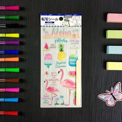 Pressure Sensitive Cartoon Sticker Sheet Cold Transfer For Can Metal Package