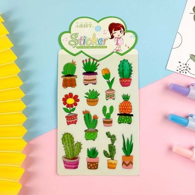 Water Cup Vinyl Cartoon Stickers Spongebob Hot Melt Adhesive