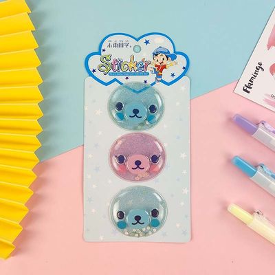 Distinct Layers Cartoon Sticker Sheet Three Dimensional Stickers Convex Air