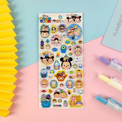 Drop Plastic Hot Stamping Stickers Offset Printing Funny Cartoon Stickers