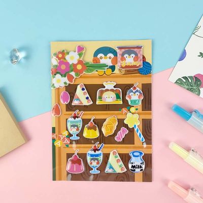 Disney Princess 3D Cartoon Stickers For Kindergarten Male And Female Reward