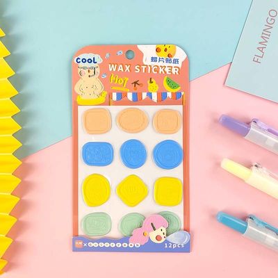 2.5mm Seal Stamp Stickers Sprinkle Gold 3D Adhesive Stickers