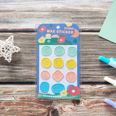 OEM Seal Stamp Stickers Screen Printing Custom Enamel Stickers