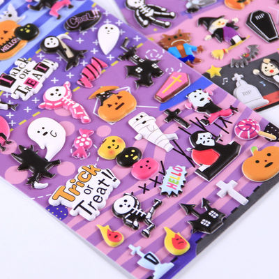 Soft Elastic Festive Stickers PVC Foam Leather Removable Wall Stickers