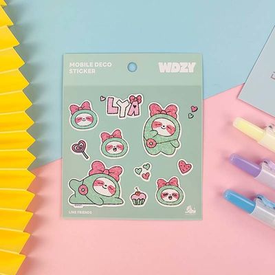 DIY Laser Hand Account Sticker Web Offset Printing 1mm Toy Story Stickers