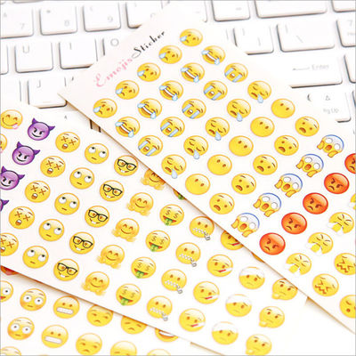 Eco Friendly Custom Decorative Stickers Glassine Bottom Cute Stationery Stickers