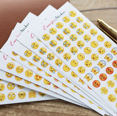 Eco Friendly Custom Decorative Stickers Glassine Bottom Cute Stationery Stickers