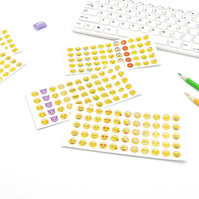 Eco Friendly Custom Decorative Stickers Glassine Bottom Cute Stationery Stickers