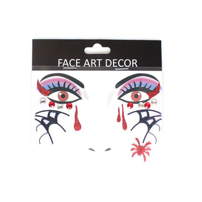 Eco Friendly Transfer Decal Stickers Water Gel Custom Face Stickers
