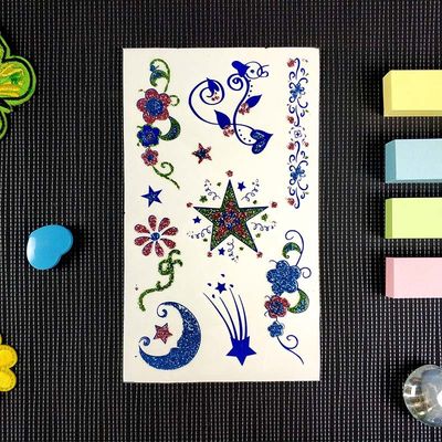 AB glue Transfer Decal Stickers Waterproof Custom Tattoo Stickers