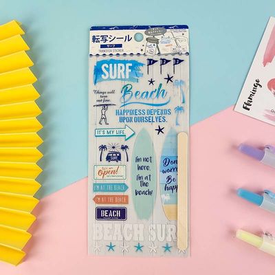 Oil Proof Logo Transfer Stickers Silk screen printing Window Transfer Stickers