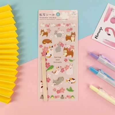 Oil Proof Logo Transfer Stickers Silk screen printing Window Transfer Stickers