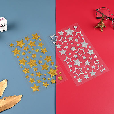 Sprinkle Gold Transparent PVC Sticker PET Luminous Star Stickers