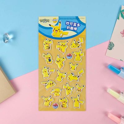 0.7mm 3D Cartoon Stickers Soft Film Cute Puffy Stickers To Reward
