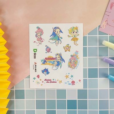 Silkprint DIY Cute Stickers 128gram Cartoon Character Stickers For Girls Fun