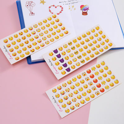 CMYK Kawaii Puffy Stickers 80gram Hand Account Sticker For Kindergarten Rewards