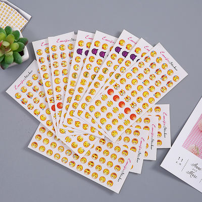 CMYK Kawaii Puffy Stickers 80gram Hand Account Sticker For Kindergarten Rewards