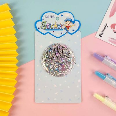 Sequin 3D Cartoon Stickers Shake Animal Crossing Stickers Silk Screen Printing