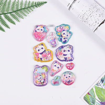 Oil Injection Kawaii Animal Stickers jungle 0.5mm for Kindergarten Baby