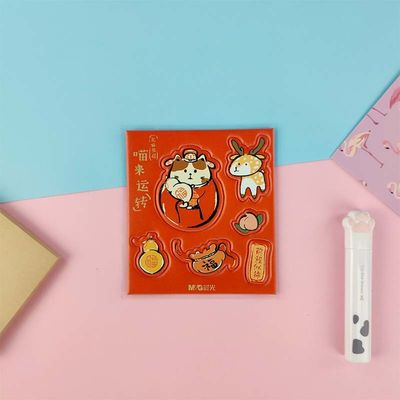 Hot Melt Adhesive Cartoon Animated Stickers Water Gel Kawaii Puffy Stickers