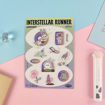 0.7mm Cartoon Sticker Sheet Soft Elastic 3D Puffy Stickers For Business Gifts