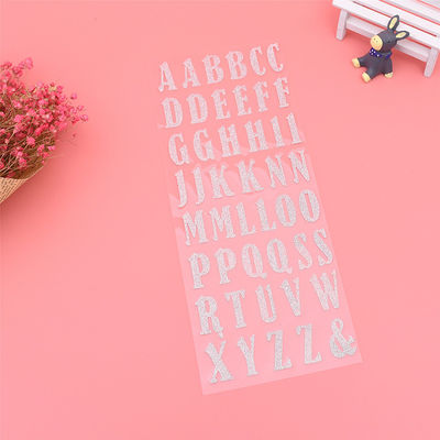 Non Toxic Christmas Gift Stickers Foil Stamped Vinyl Letter Stickers