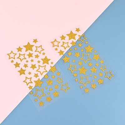 Brand Promotion Glitter Vinyl Stickers Water Gel 3D Hologram Stickers