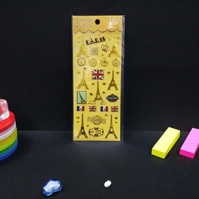 Laminating Hot Stamping Stickers Embossing Debossing Foil Stamping Stickers