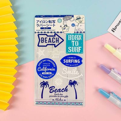 Customized Hot Stamping Sticker Repeatable Heat Transfer Sticker