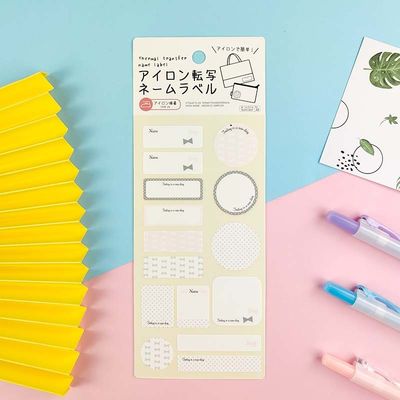 Customized Hot Stamping Sticker Repeatable Heat Transfer Sticker