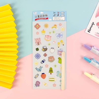 UV Varnishing Custom Waterproof Stickers Matte Lamination Vinyl Transfer Stickers