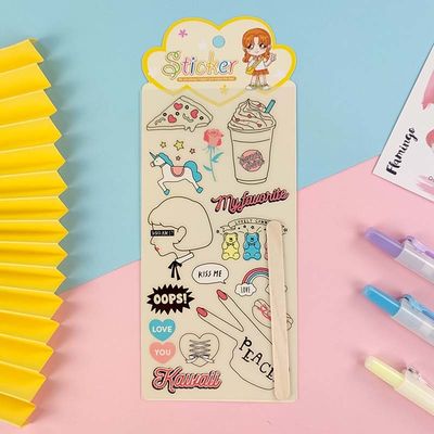 UV Varnishing Custom Waterproof Stickers Matte Lamination Vinyl Transfer Stickers
