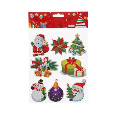 Transparent Festive Stickers Christmas Envelope Stickers For Xmas Party Supplies