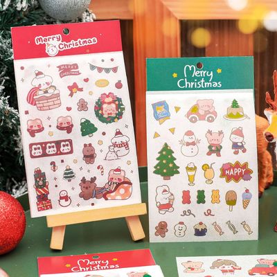UV Resistant Festive Stickers Vinyl Decorative Stickers For Business Gifts