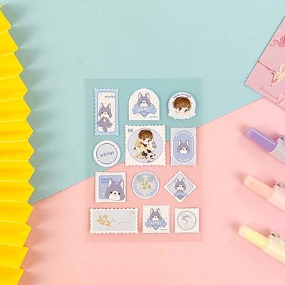 Reward Paste Cute Cartoon Stickers Non Toxic Die Cut Paper Stickers