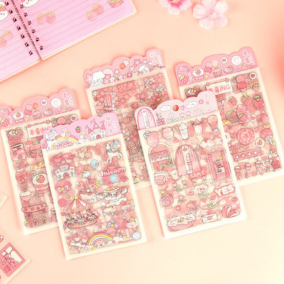 Girlish Heart Custom Paper Stickers Hand Account Decoration Sticker 80gsm