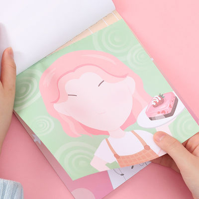 Changeover Childrens Sticker Books CMYK Make Up Stickers For Girls Children