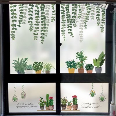 Customization Electrostatic Window Stickers 0.01mm Glass Decoration Sticker
