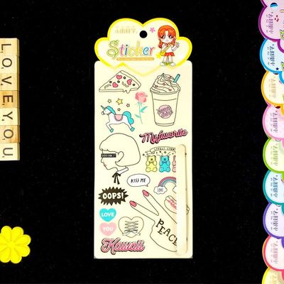Oil Proof Logo Transfer Stickers Silk screen printing Window Transfer Stickers