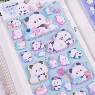 Eco Friendly Custom Design Stickers For Kids Cute Cartoon 3D EVA Foam Epoxy PVC Puffy Sticker