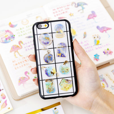 OEM Cute Design 3D Epoxy Stickers Crystal Sticker Stationery Decorative PVC Sticker For Kids Cartoon