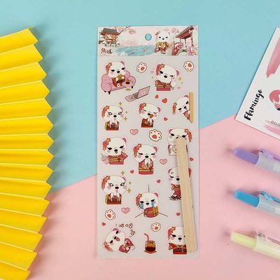 Pressure Transfer Sticker Rub-On Transfer Scratching Stickers Cartoon Sticker For Scrap Book DIY Use