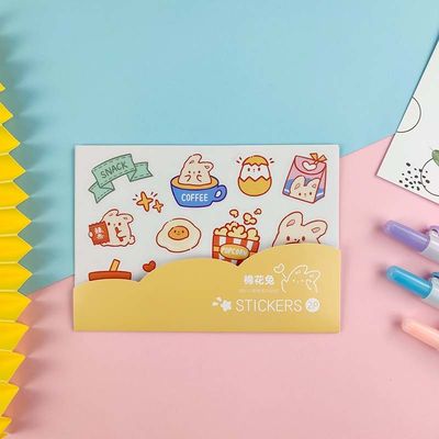 Cute Vinyl Sticker Packs Custom Pvc Waterproof Die Cut Stickers For Laptop Skateboard