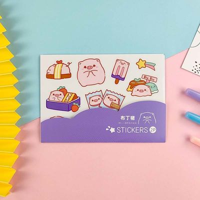Cute Vinyl Sticker Packs Custom Pvc Waterproof Die Cut Stickers For Laptop Skateboard
