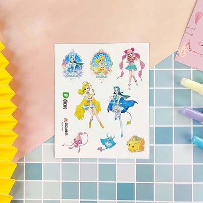 Customization Of Food Labels Transparent Vinyl Cartoon Stickers Waterproof And Tear Resistant