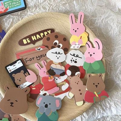 Offset Printing 0.2mm Thickness Cartoon Sticker Sheet For Business Buyers